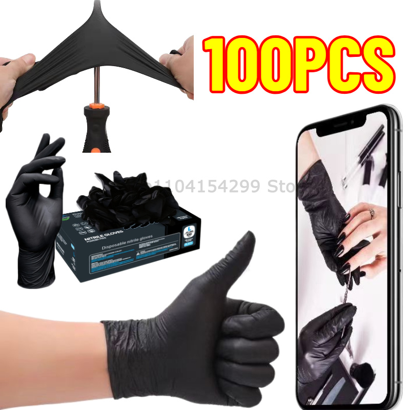 Nitrile Mechanic Glove - Guanti Monouso in Nitrile Impermeabili per