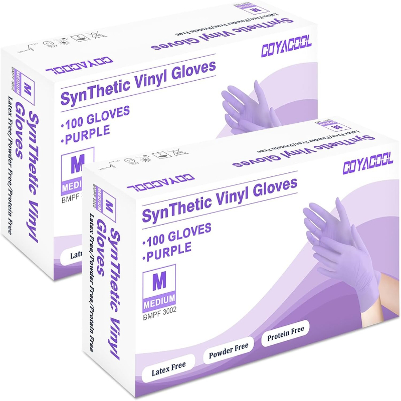 Exam Glove Nitrile - Guanti in Nitrile Viola Monouso Senza