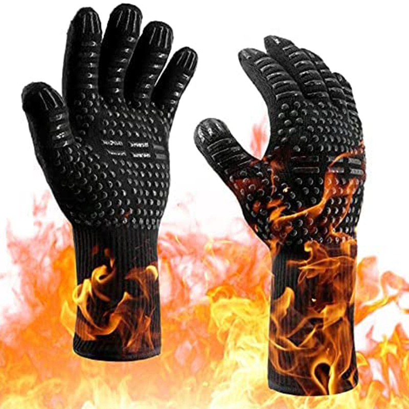 Oven Mitt Silicone - 1 paio di guanti da forno,