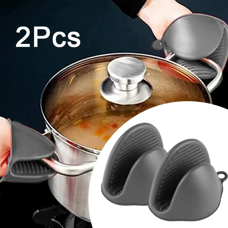 Oven Mitt Silicone - 2 pezzi mini guanti da forno
