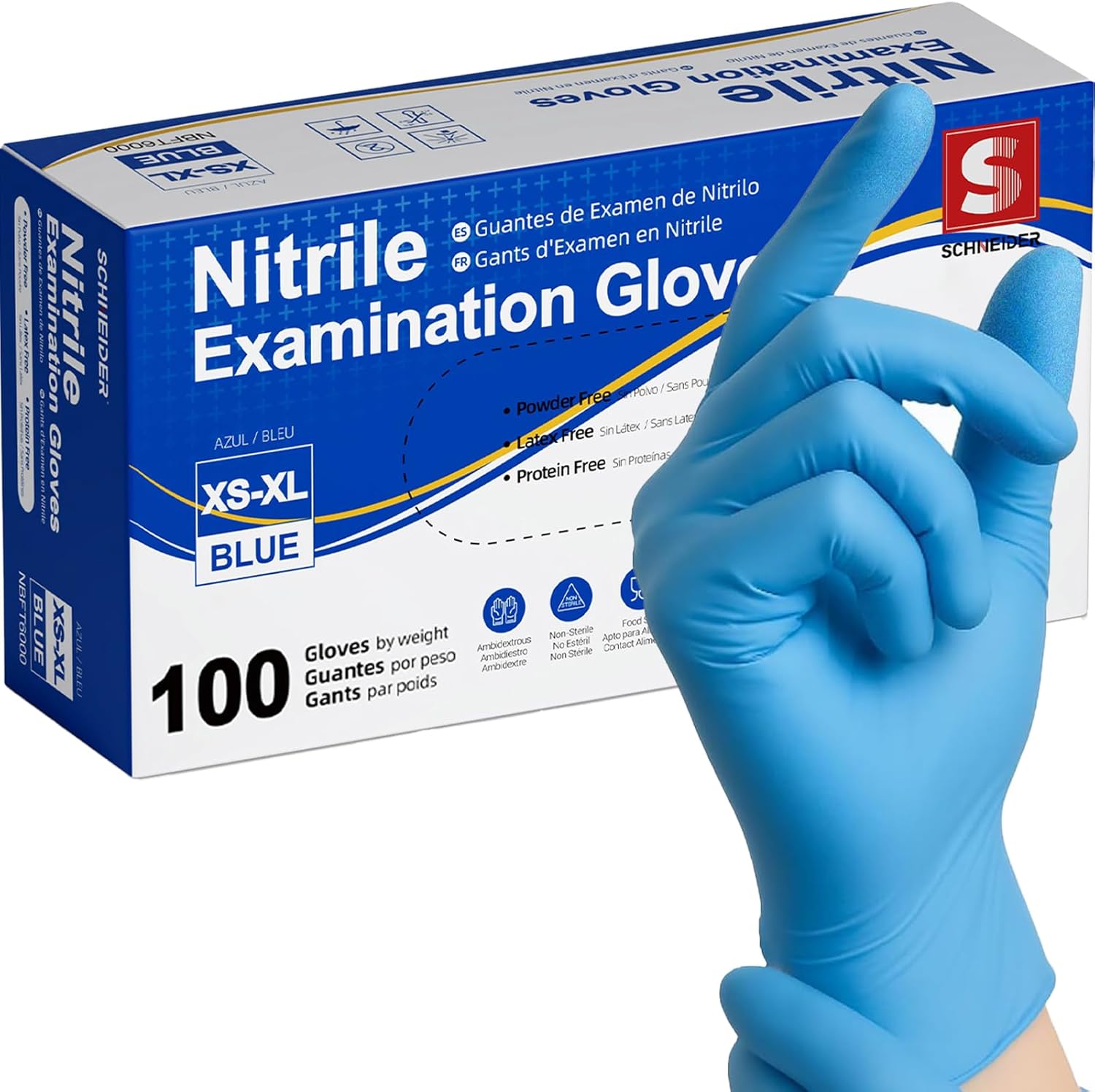 Exam Glove Nitrile - Guanti da Esame in Nitrile di