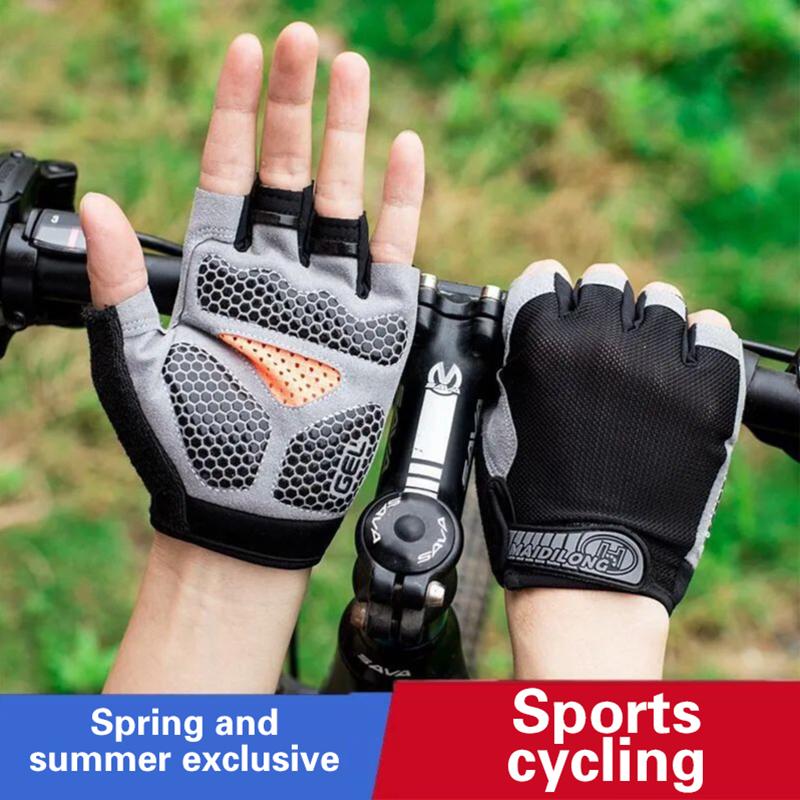 Fingerless Glove Knit - Guanti da Ciclismo Mezze Dita Uomo