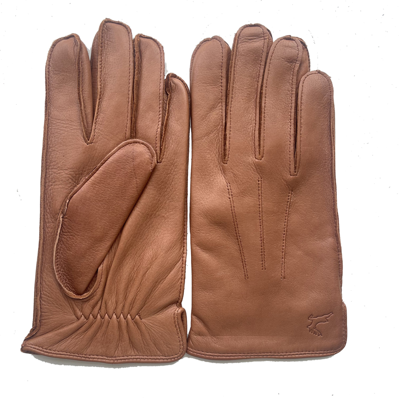 Wool Glove Lined - Guanti da uomo in pelle di