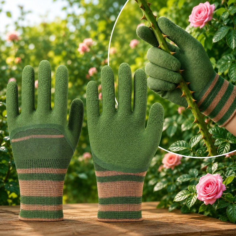 Gardening Glove Waterproof - Guanti da Giardinaggio Multiuso Antitaglio, Impermeabili,