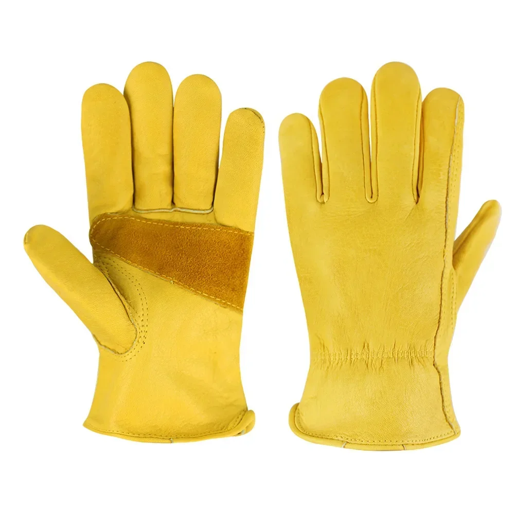 Leather Driving Glove - Guanti da Lavoro in Pelle per
