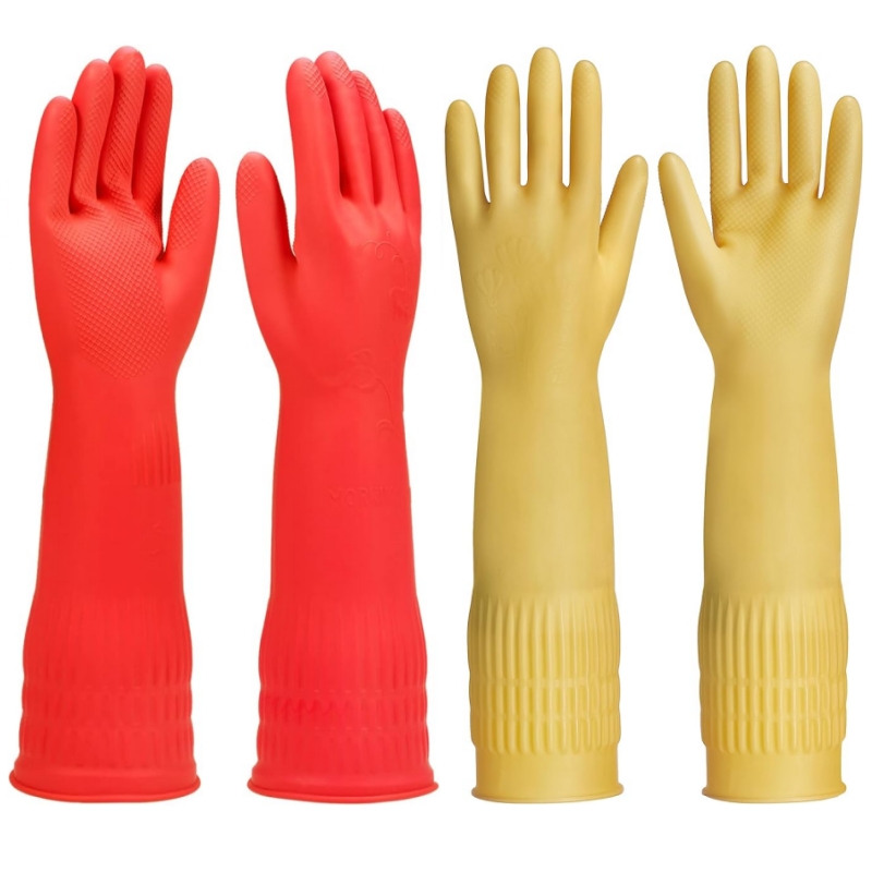 Dish Glove Rubber - Guanti per pulizia in gomma extra