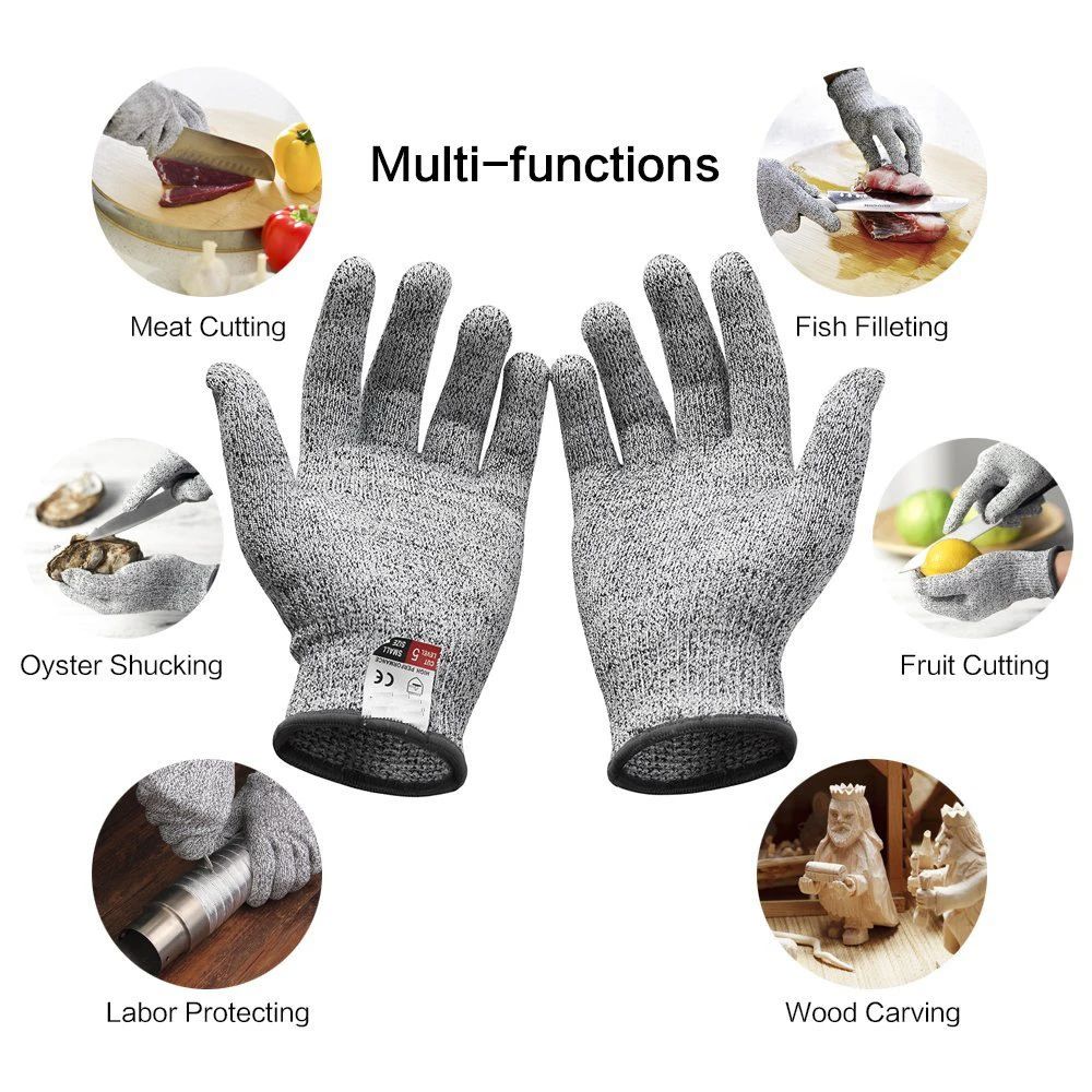 Cut Resistant Glove - Guanti Antitaglio Livello 5 HPPE per