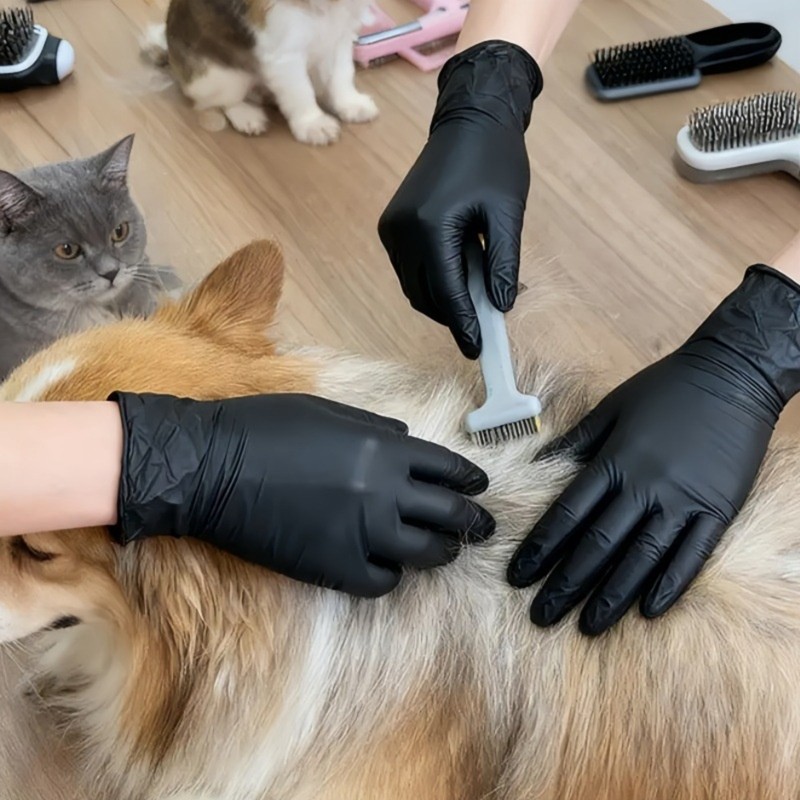 Nitrile Mechanic Glove - Guanti in nitrile monouso per uso