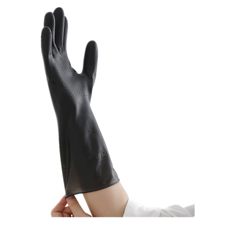 1 paio di guanti neri lavaggio - Dish Glove Rubber recensione e prezzo