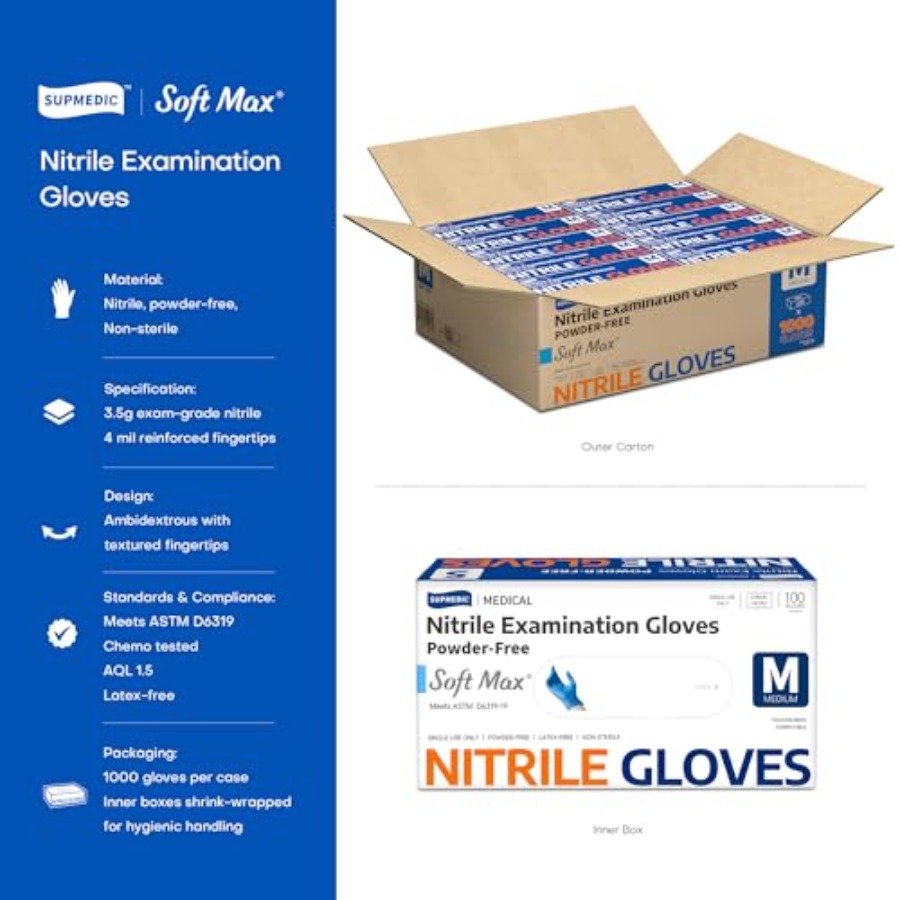 Soft Max Medico ™   Guanti in  - Exam Glove Nitrile recensione e prezzo