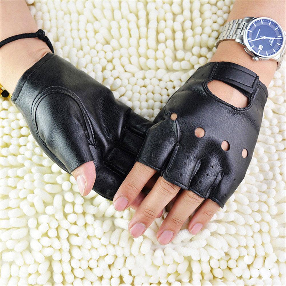 Guanti Unisex Mezze Dita in Pe - Leather Driving Glove recensione e prezzo