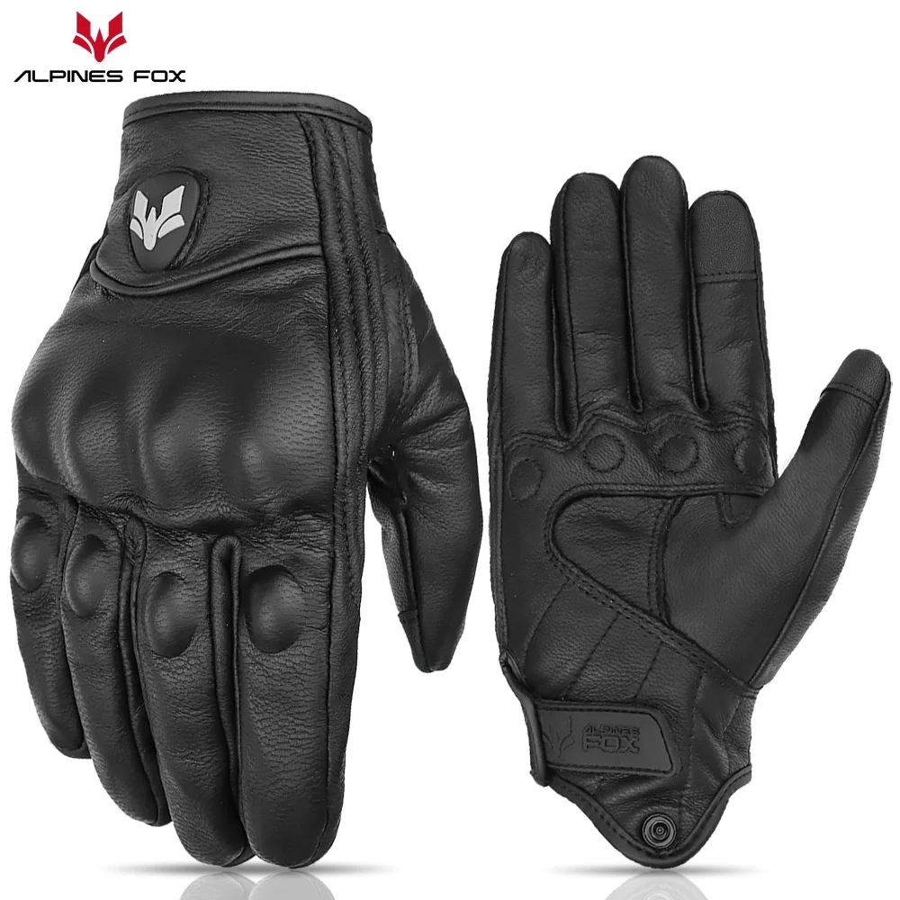 Guanti da moto unisex in pelle - Motorcycle Glove Knuckle recensione e prezzo