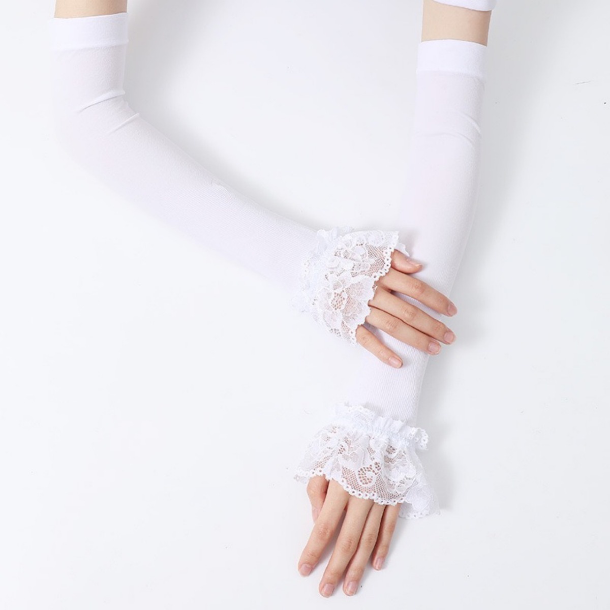 Guanti Lunghi Elastici Senza D - Fingerless Glove Knit recensione e prezzo