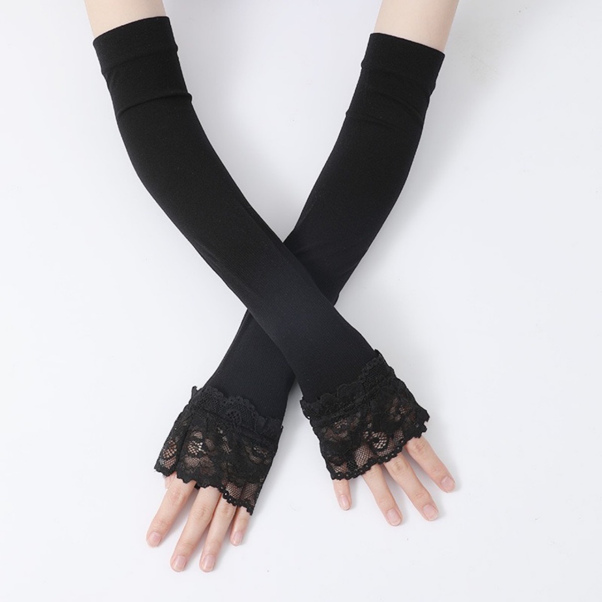 Guanti Lunghi Elastici Senza D - Fingerless Glove Knit recensione e prezzo