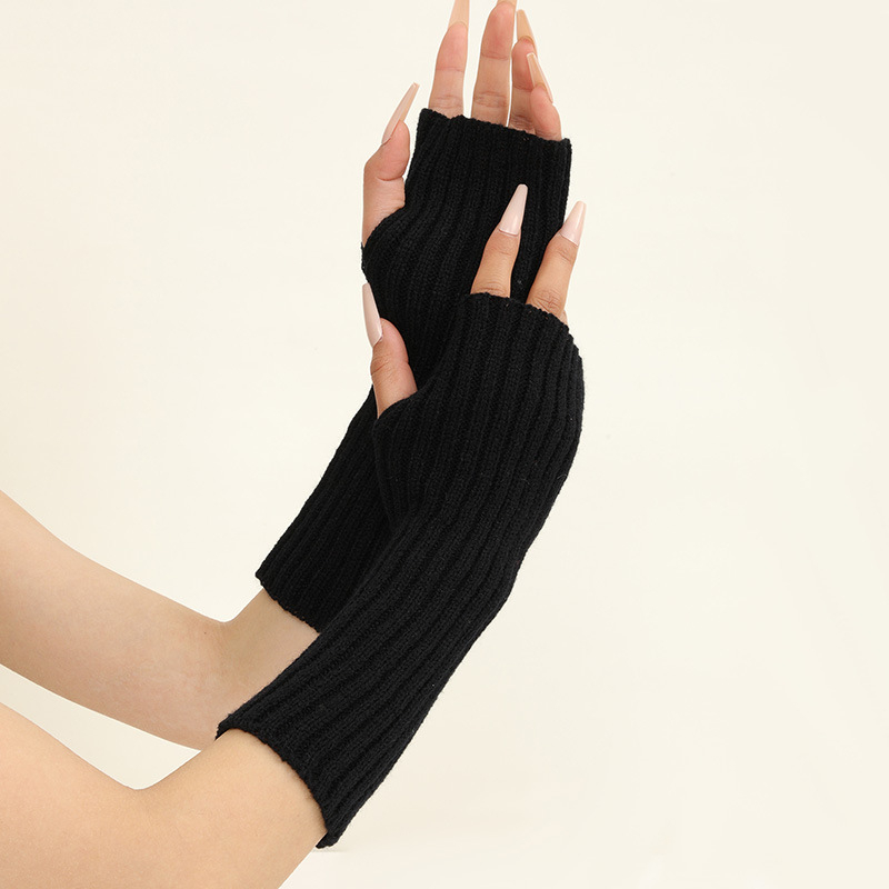 Guanti lunghi senza dita casua - Fingerless Glove Knit recensione e prezzo