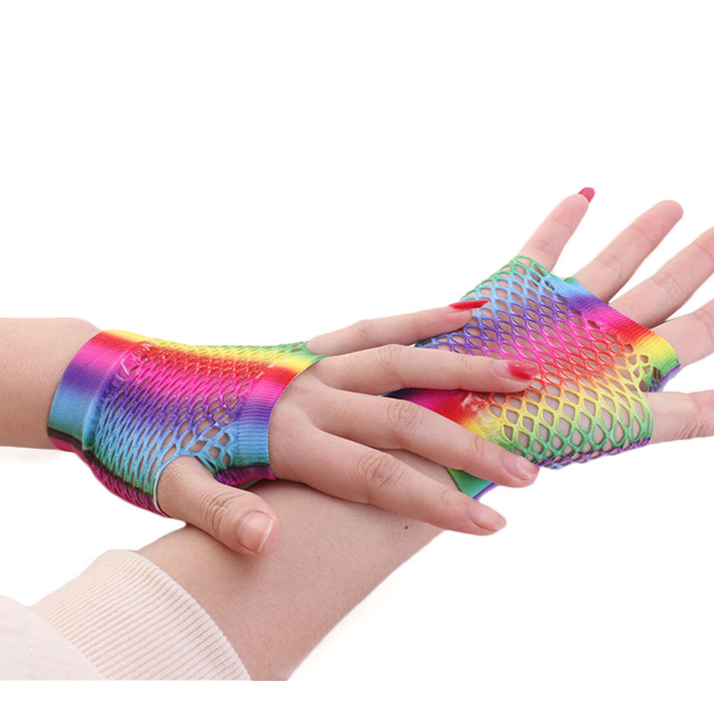 Guanti da donna sexy in rete a - Fingerless Glove Knit recensione e prezzo