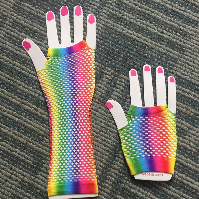 1 Paio di Guanti Lunghi a Rete - Fingerless Glove Knit recensione e prezzo