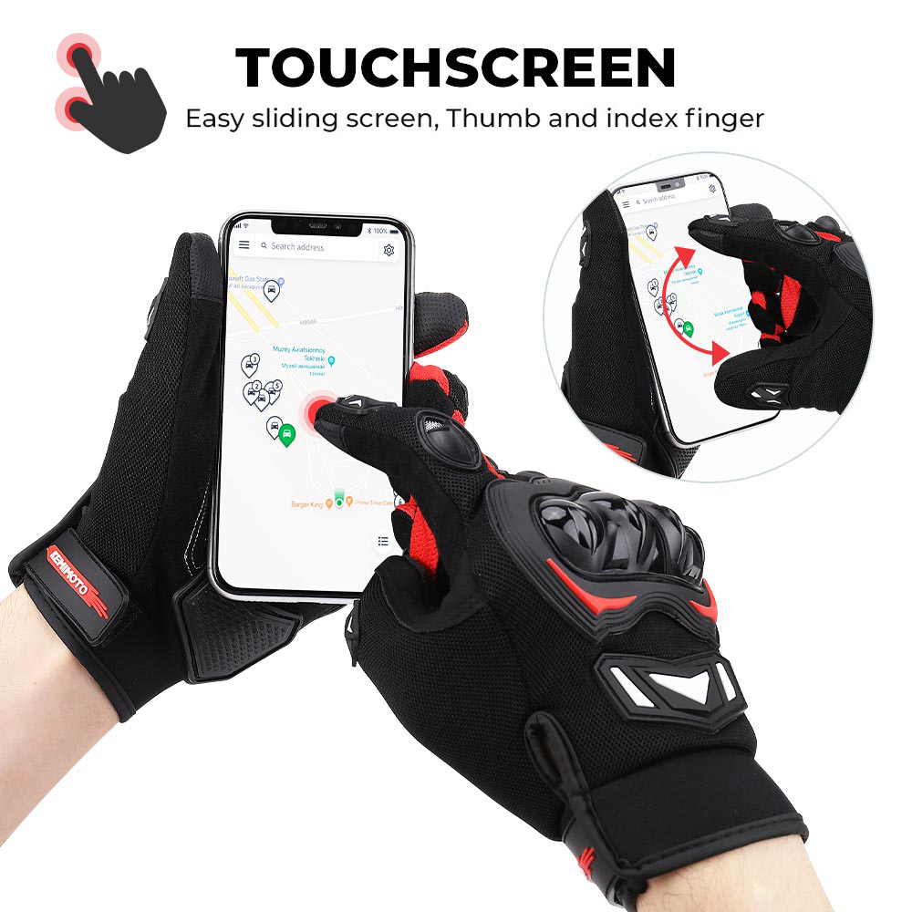 KEMITOUR Guanti da moto estivi - Cycling Glove Padded recensione e prezzo